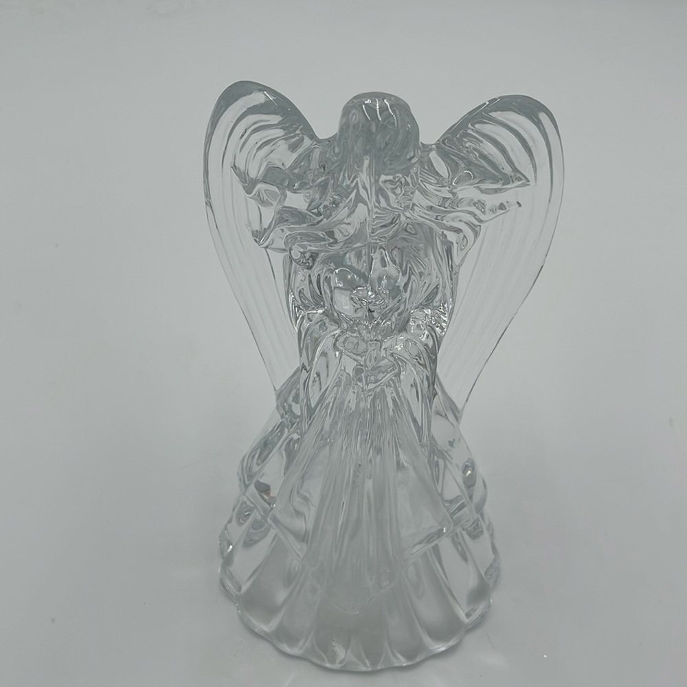 DePlomb Crystal Angel Candle Holder